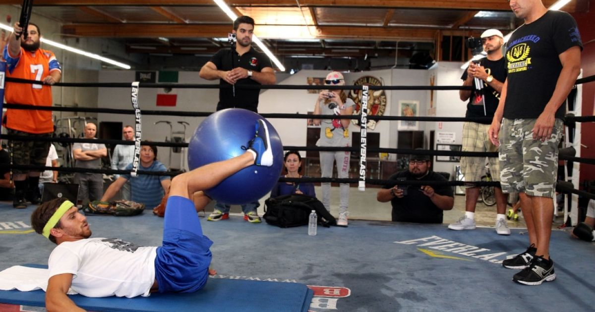 Ломаченко провел тренировку / © toprank.com