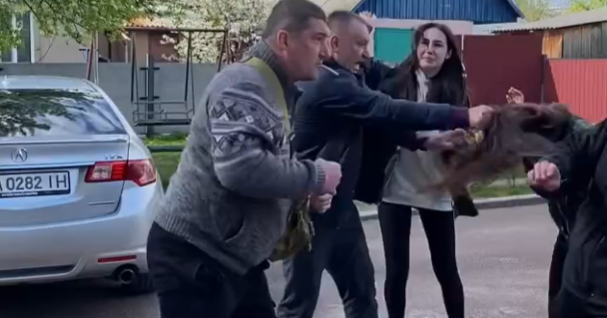 Конфлікт у Коростені / Скриншот із відео krvts.b