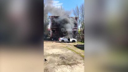 Наслідки атаки на Запоріжжя 17 квітня зняли на відео