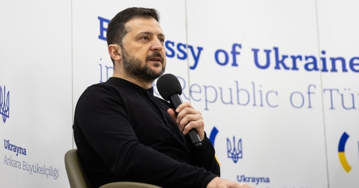 Ukrainian President Volodymyr Zelenskyy, during the press conference "Ukraine. Year 2025," discussed the pathways to achieving peace and the necessity for specific security guarantees. / Photo: Office of the President of Ukraine
