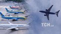 В небе на Киеве якобы заметили самолет/коллаж ТСН.ua