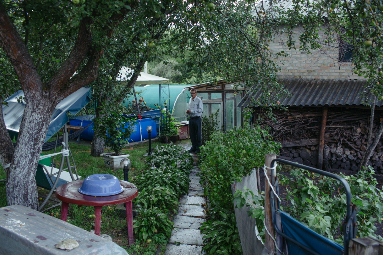 Подвір'я Віктора Ручка в Ірпені / Фото: 