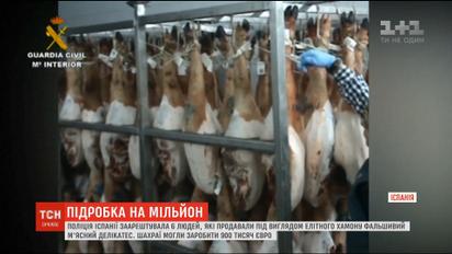 В Испании злоумышленники продавали под видом элитного хамона фальшивый мясной деликатес