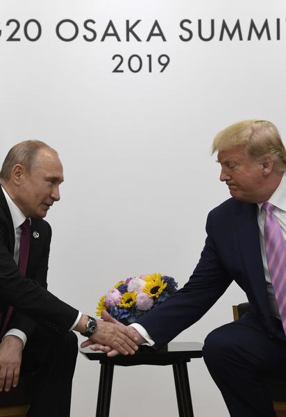 Володимир Путін і Дональд Трамп.