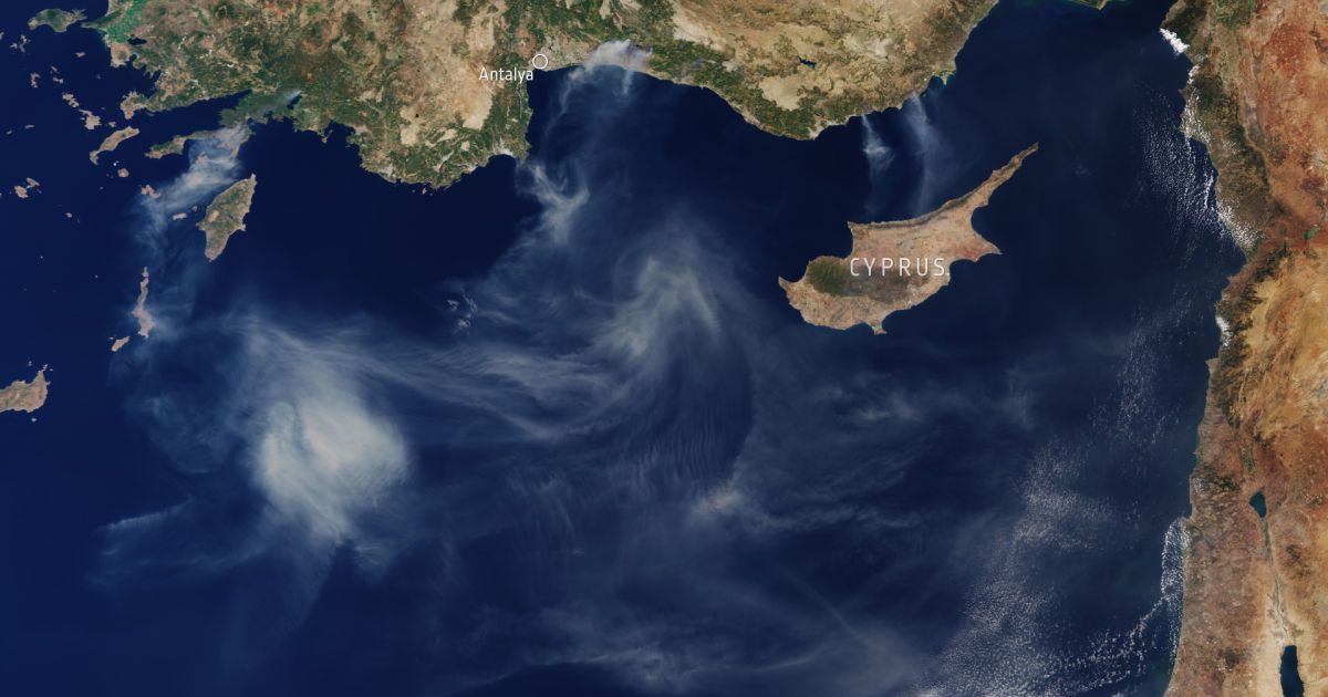 туреччина пожежа / © www.nasa.gov