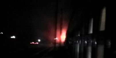 На Николаевщине загорелся пассажирский поезд