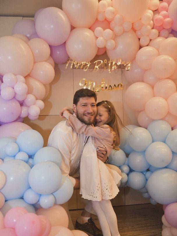 В’ячеслав Кравцов із донькою/Фото Instagram slava5555