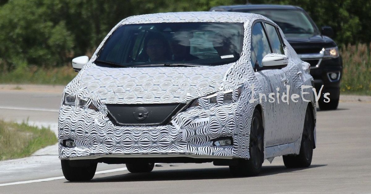Nissan вывел на тесты новый электрокар Leaf