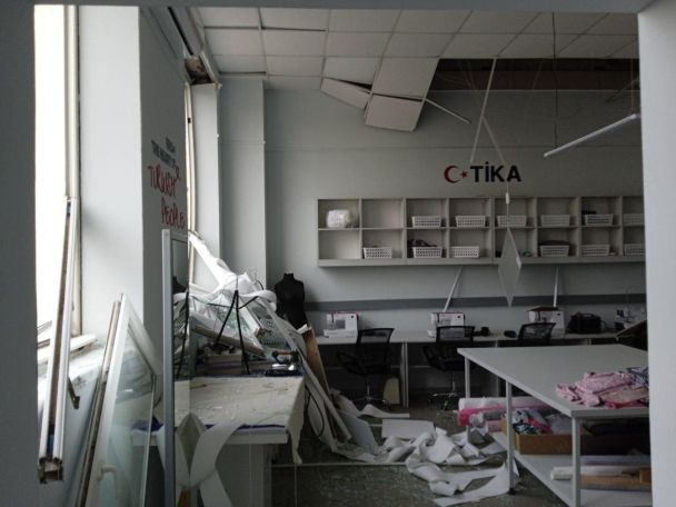 Під час атаки РФ постраждала мечеть на Нивках у Києві / © Рефат Чубаров/Facebook
