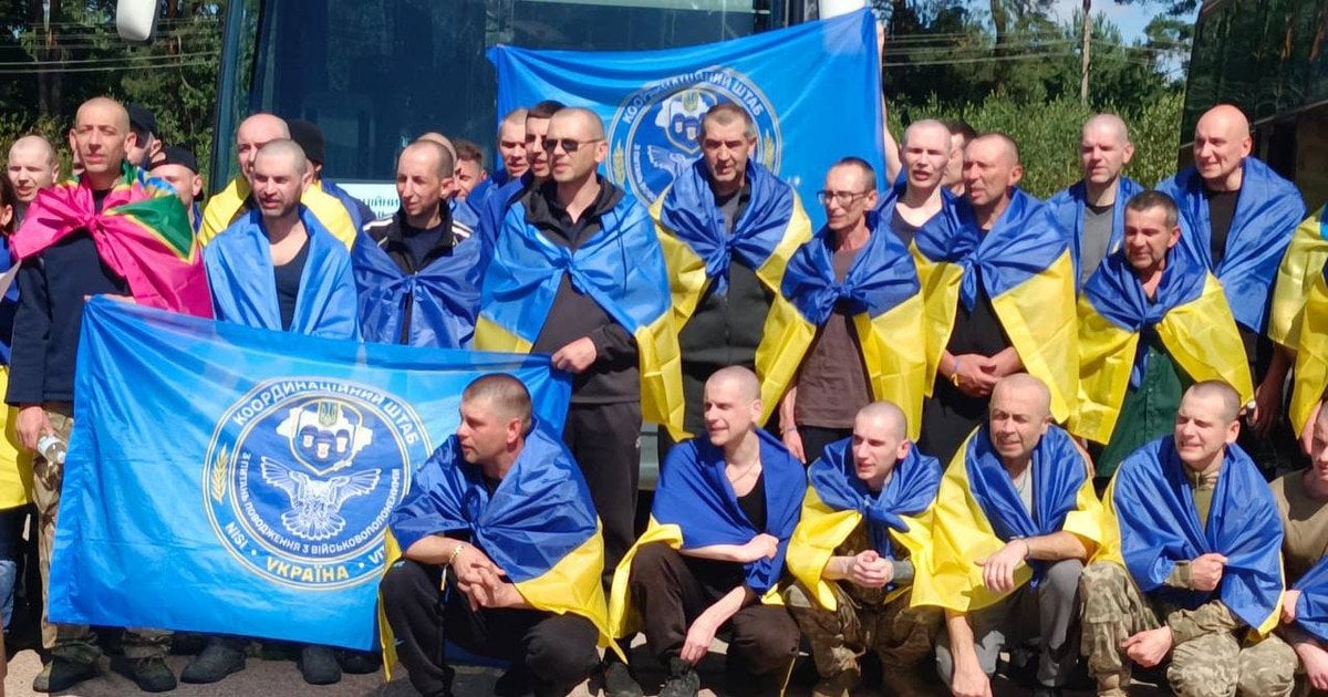Ukrainians released from Russian captivity in the August 14 exchange