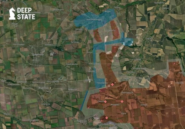 Стабілізація в районі Добропілля / © Deepstatemap