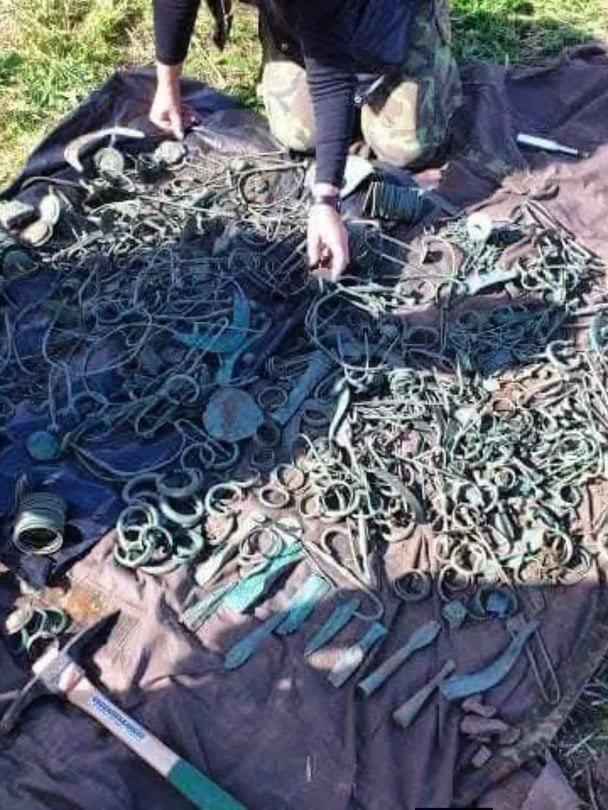 У Чехії виявили один із найбільших скарбів епохи бронзи за останні десятиліття. Фото: Historstore / © соцмережі