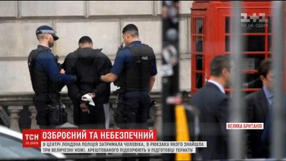 У центрі Лондона поліція затримала чоловіка, який хотів скоїти теракт