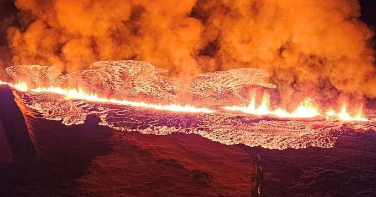 Виверження вулкана в Ісландії триває вже три тижні / Фото: The Telegraph