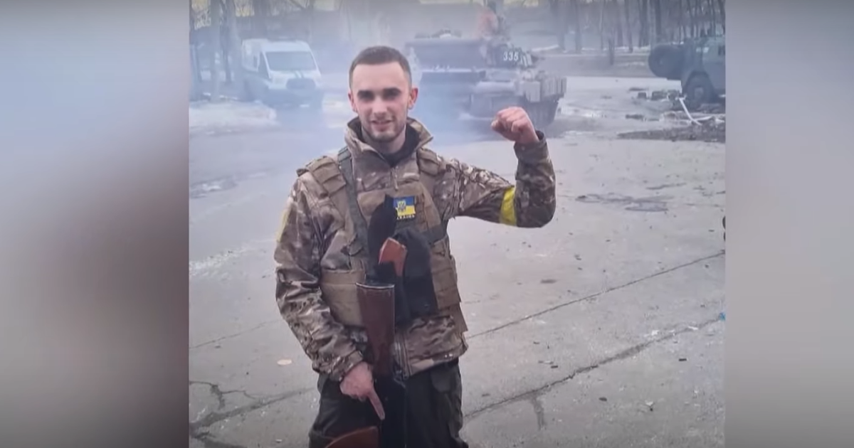 Дмитрий Олейник во время боев за Харьков