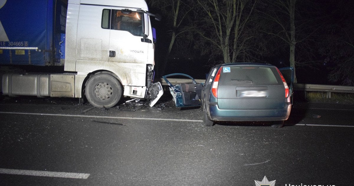 На місці аварії