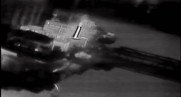 Ураження зони газотурбінної установки платформи / © СБУ