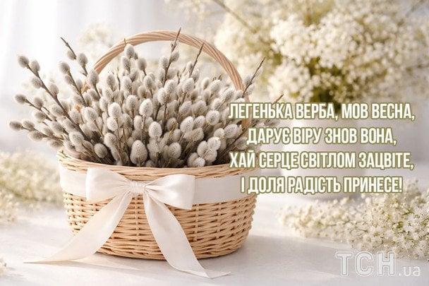 Привітання з Вербною неділею / © ТСН