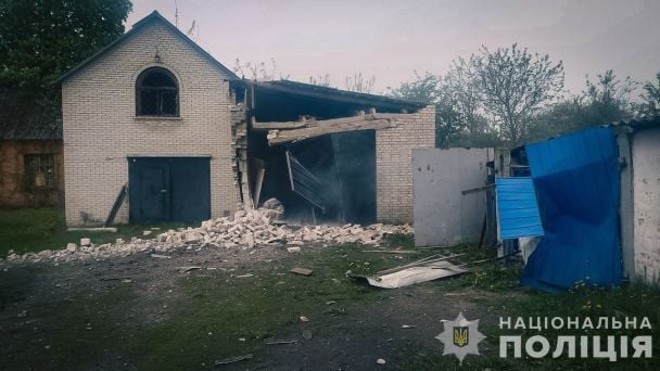 Последствия обстрела Белополья Сумской области 26 апреля / © МВС Украины в Telegram
