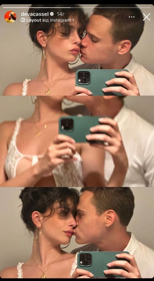 Дева Кассель с бойфрендом / © instagram.com/devacassel