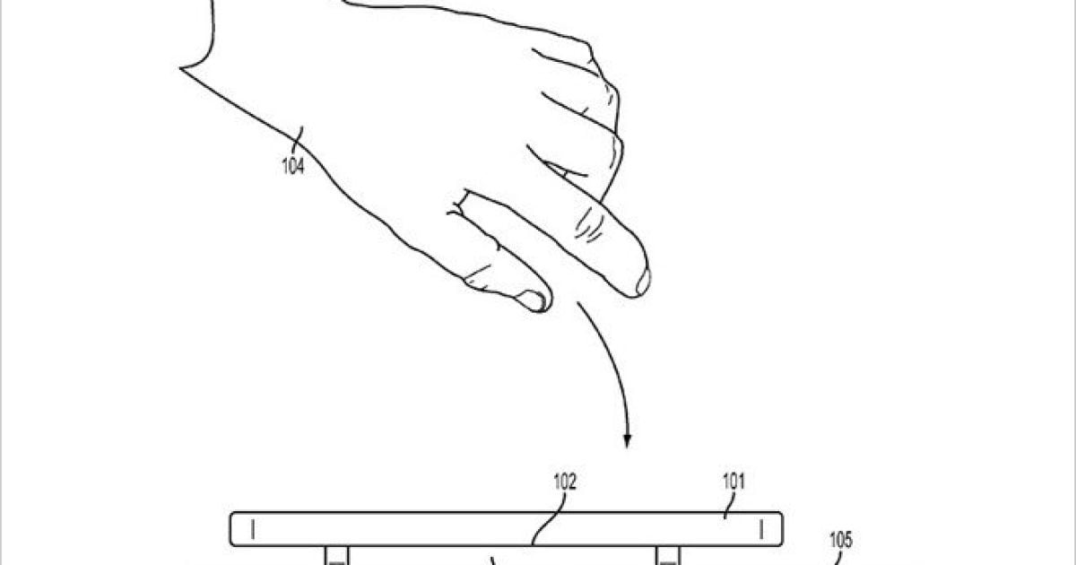 Компания получила патент на механизм, который представляет из-себя выдвижные "ножки", расположенные на лицевой части аппарата