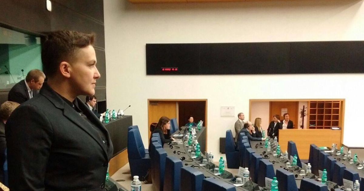 Савченко немає на засіданні ПАРЄ - нардеп