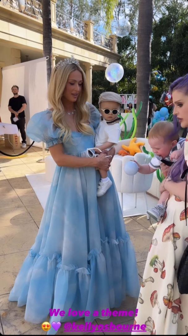 Син Періс Гілтон відсвяткував перше день народження / © instagram.com/parishilton