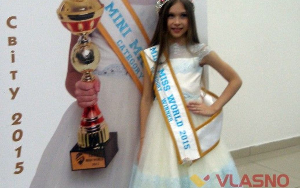 8-летняя украинка стала обладательницей короны &laquo;Мини-мисс мира&raquo; / © vlasno.info
