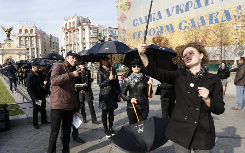 Акция "Walk for Freedom" ко дню противодействия торговле людьми состоялась в Киеве / © УНИАН