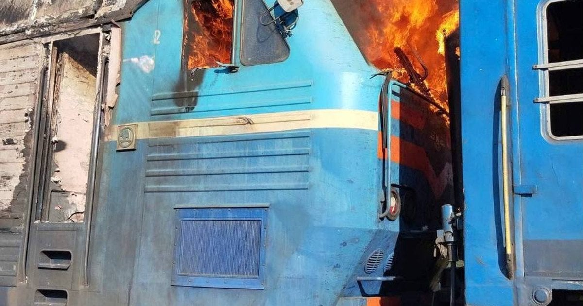 Росіяни вдарили по потягу у Запорізькій області