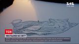 Новини світу: дизайнер з Фінляндії прикрасив крижане озеро чарівною лисицею