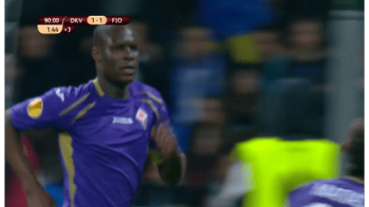 Динамо - Фиорентина - 1:1. Видео гола Бабакара