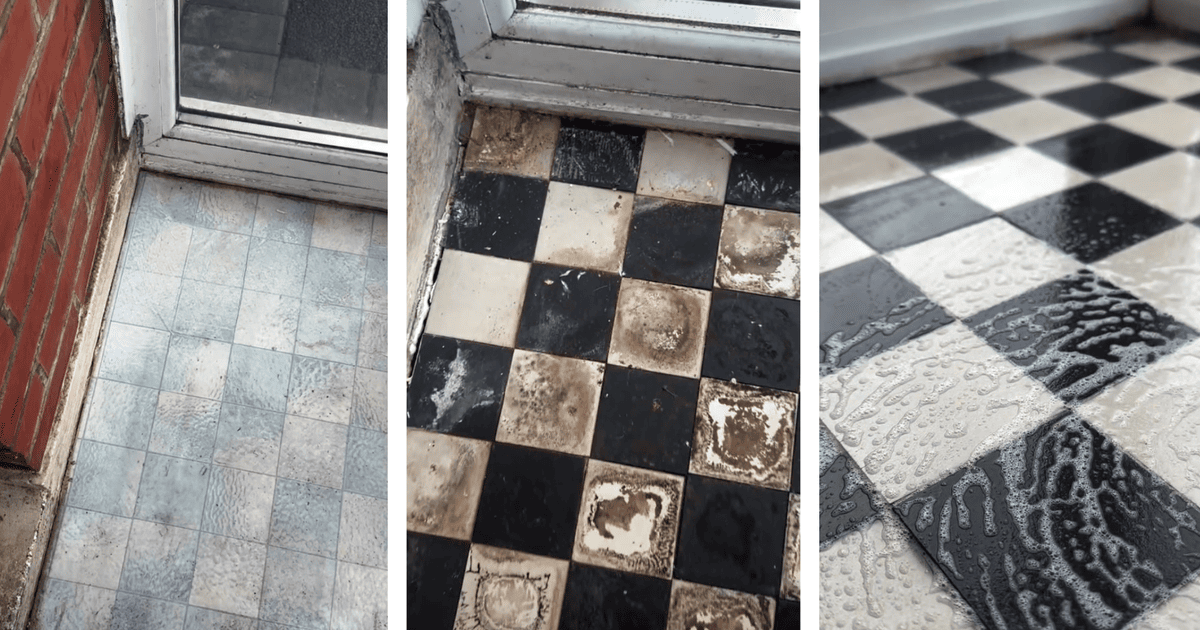 Жінка знайшла приховану вінтажну плитку. Фото: @itsa.marthapiece/instagram.com