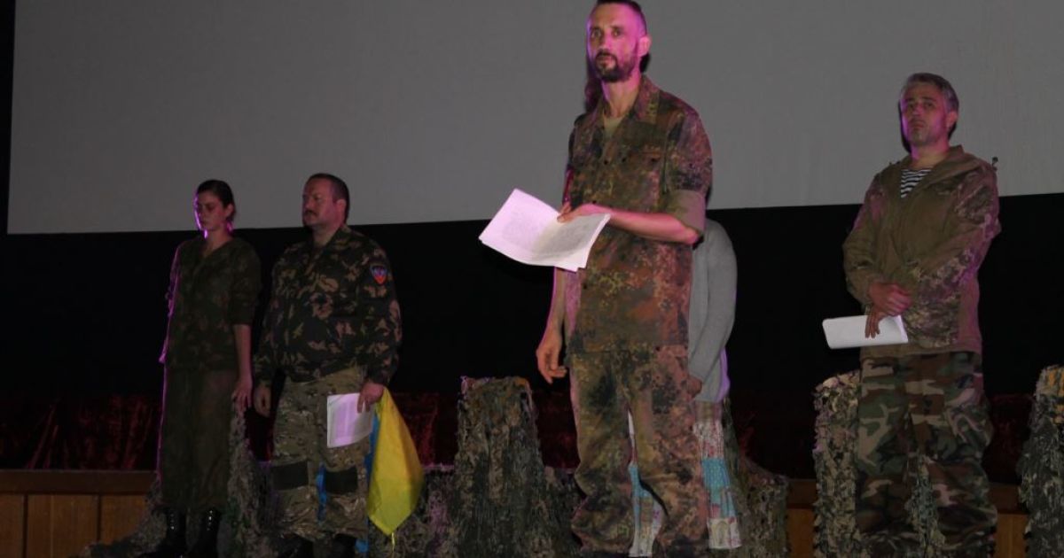 В Киеве показали спектакль о Иловайске / © Радио Свобода