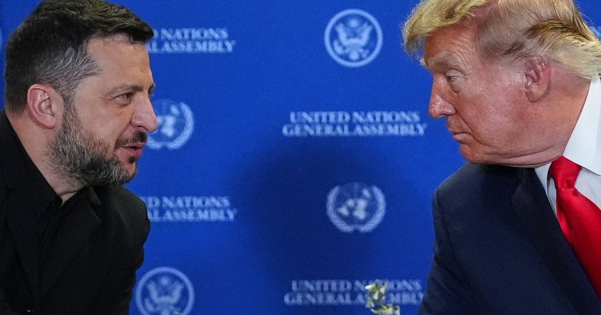 Володимир Зеленський і Дональд Трамп