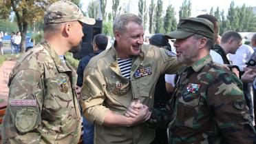 На церемонії відкриття були присутні українські бійці. / © УНІАН