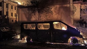Наслідки атаки на Київ_7 / © ДСНС