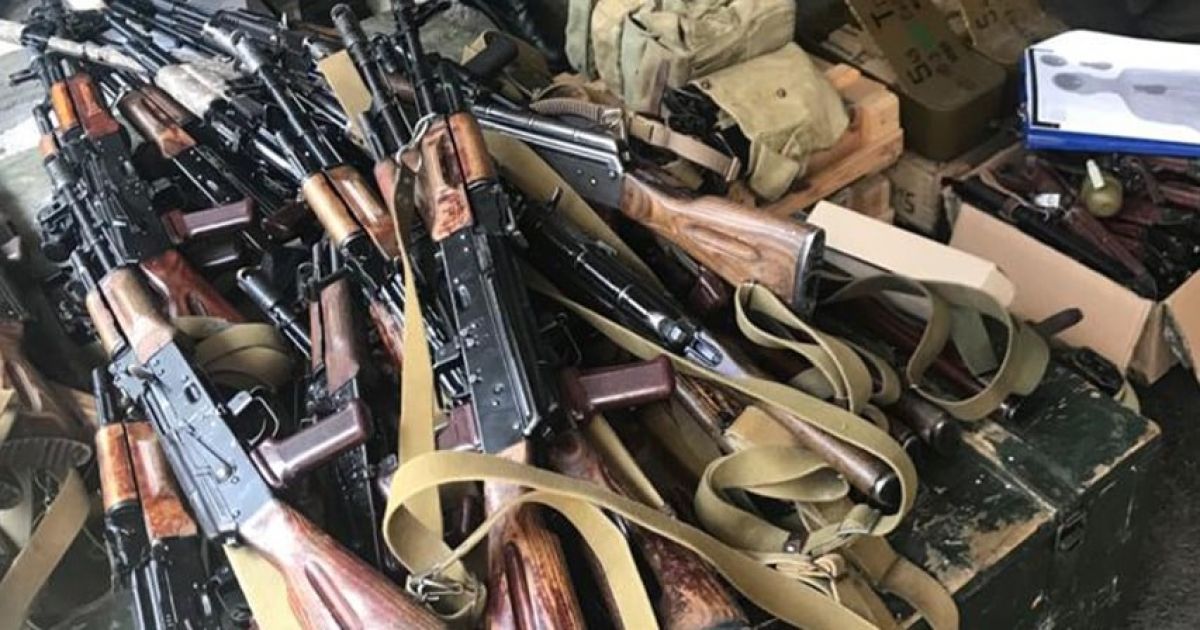 нелегальний склад зброї в Києві_8 / © Служба безпеки України