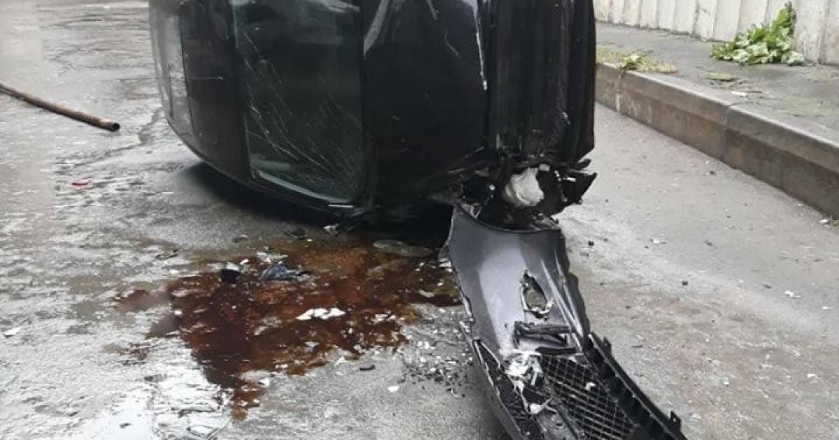 ДТП на Видубичах_1 / © facebook.com/dtp.kiev.ua