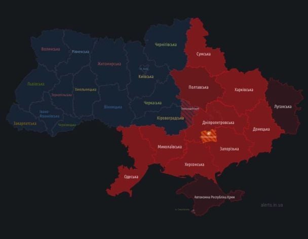 У одинадцяти областях України оголошена повітряна тривога / © Фото з відкритих джерел