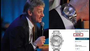 Песков "засветил" еще четверо часов / © Сайт Олексія Навального