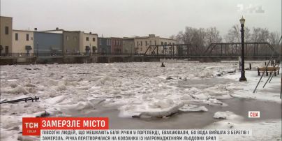 Ледяные пробки: природное явление сковало самую длинную в США реку