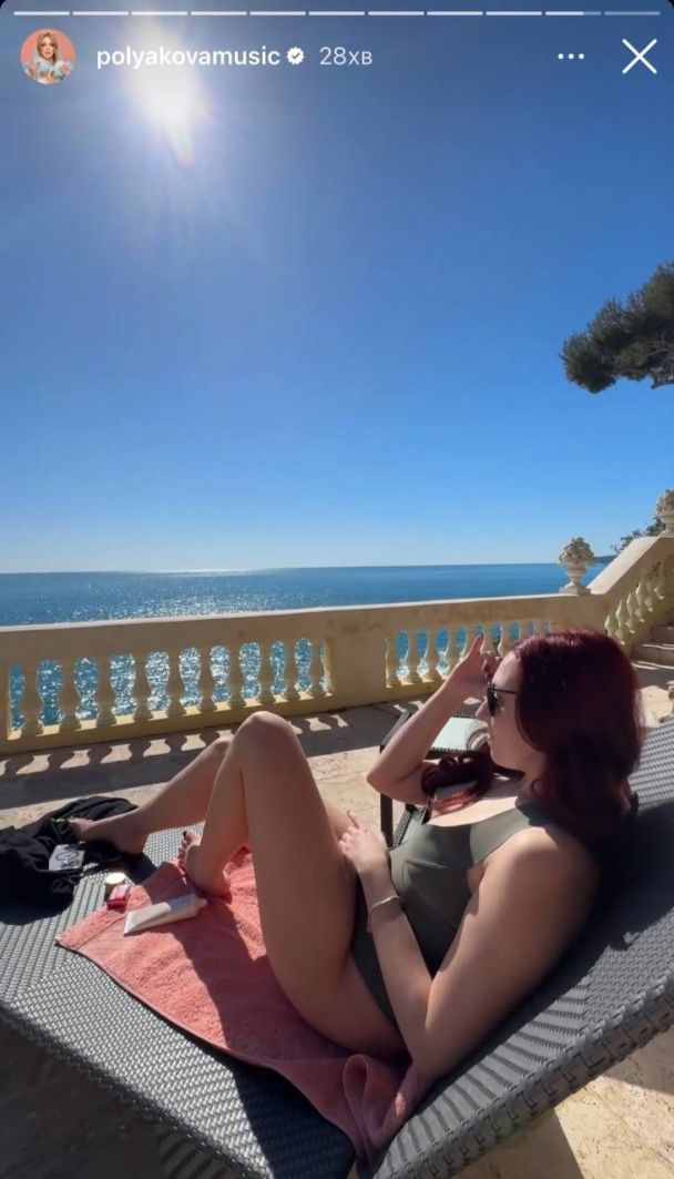 Оля Полякова с дочерью Машей на отдыхе / © instagram.com/polyakovamusic