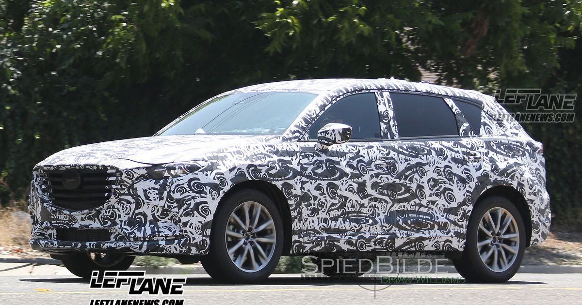 Mazda CX-9 нового поколения попал в объектив фотошпионов