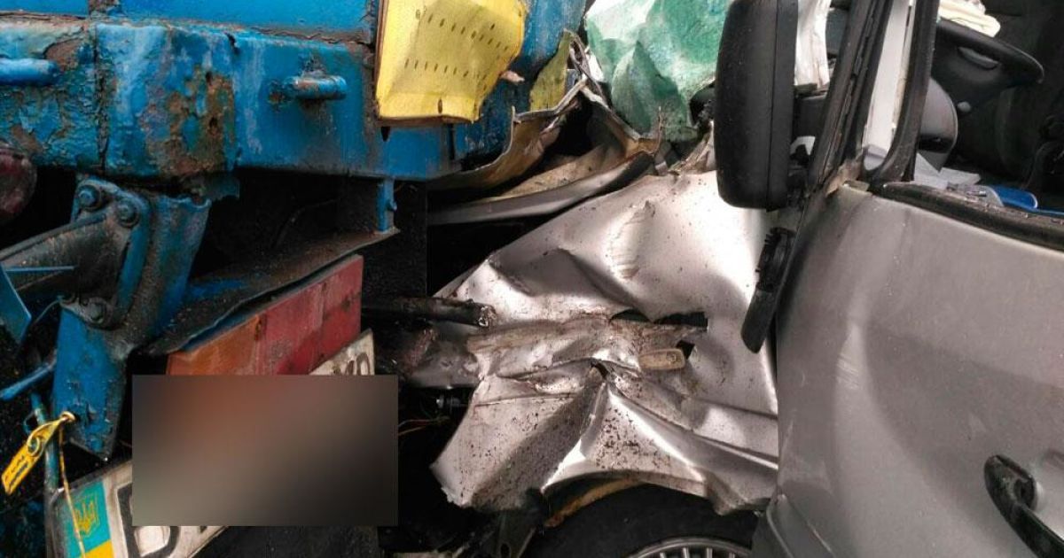 ДТП молоковоз_1 / © ГУ НП у Полтавській області