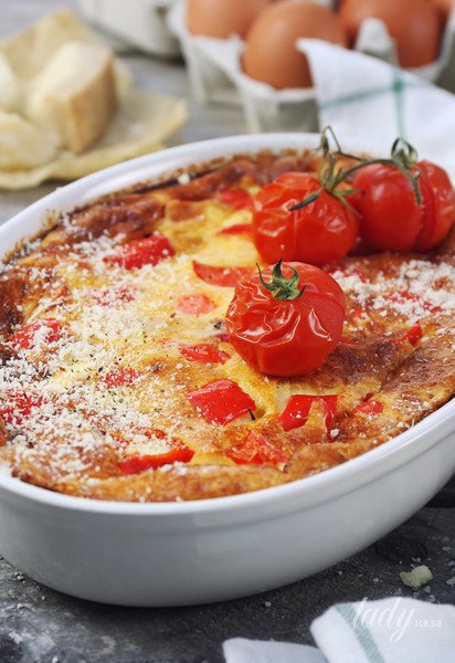 Клафути с помидорами