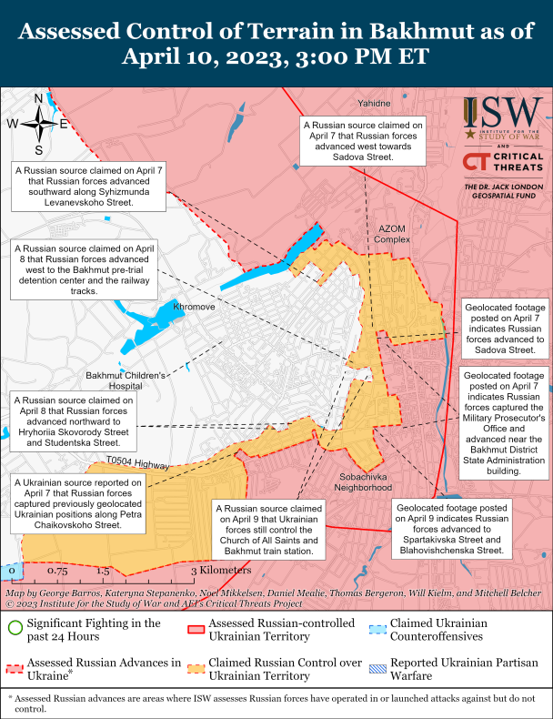 Карта боїв ISW.