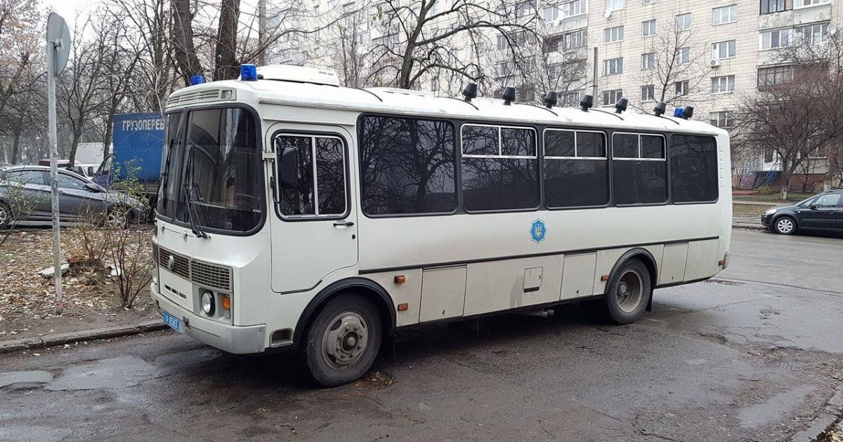 Активісти блокують Лук'янівське СІЗО_4 / © Фото Івана Гребенюка/ТСН