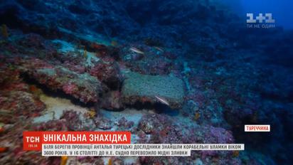 У Туреччині знайшли уламки корабля, якому більше 3,5 тисяч років