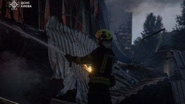 Атака на Київ_5 / © ДСНС